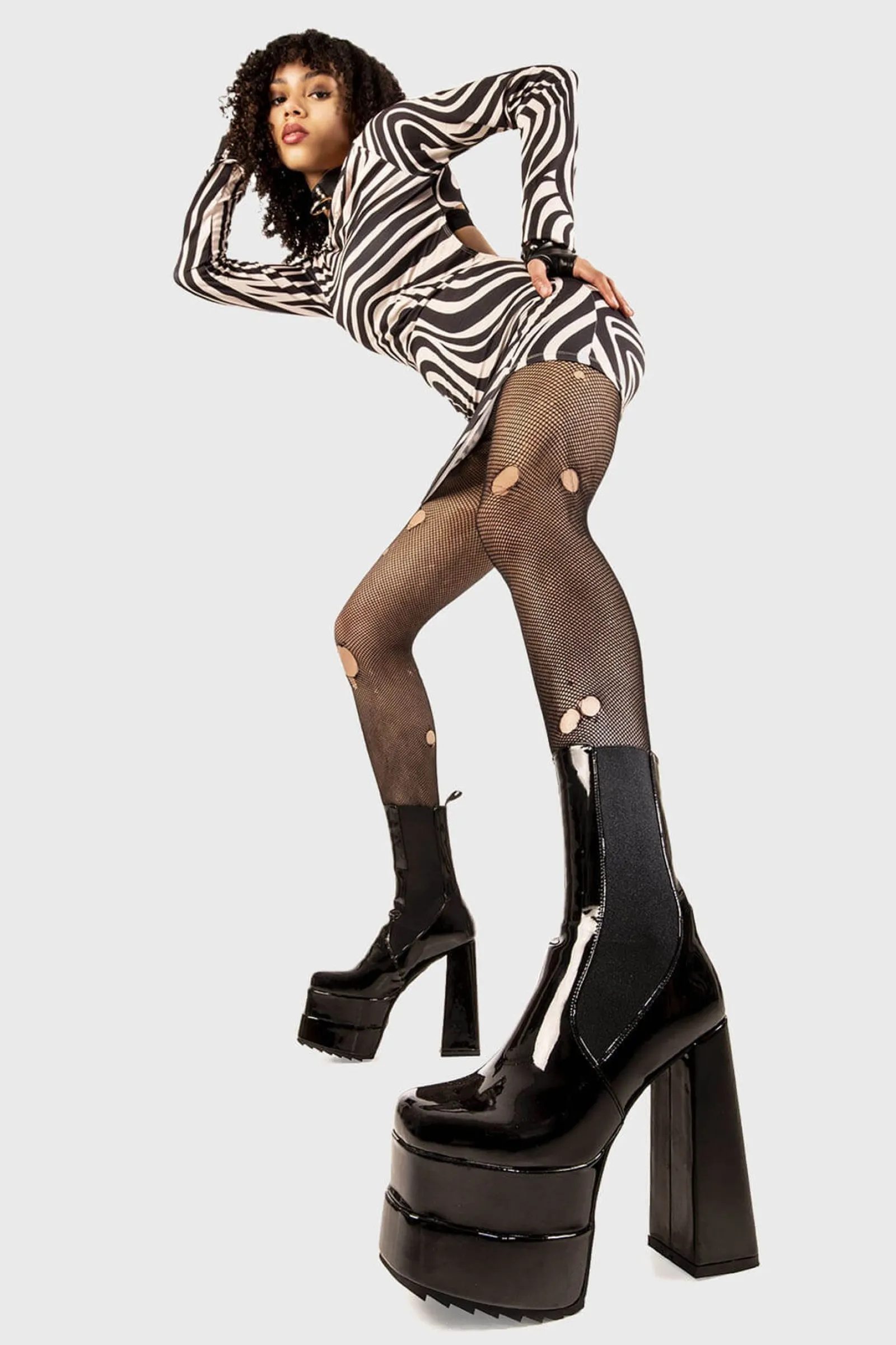 lamodawebsite Marine Platform Ankle Boots< Knochel
