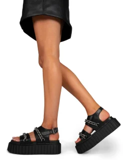 LAMODA My Disaster Chunky Creeper Sandals< Plattform