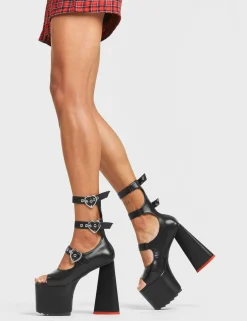 LAMODA Mystery Of Love Platform Sandals< Plattform