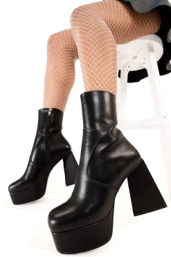 lamodawebsite Never Simple Platform Ankle Boots< Knochel