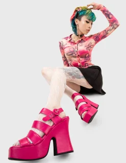 LAMODA Not A Friend Platform Sandals< Plattform