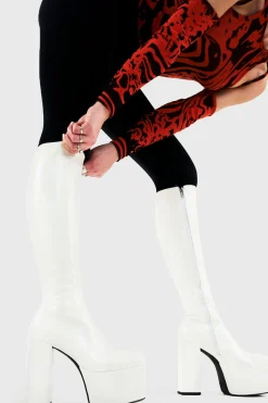 lamodawebsite Obsession Platform Knee High Boots< Kniehoch