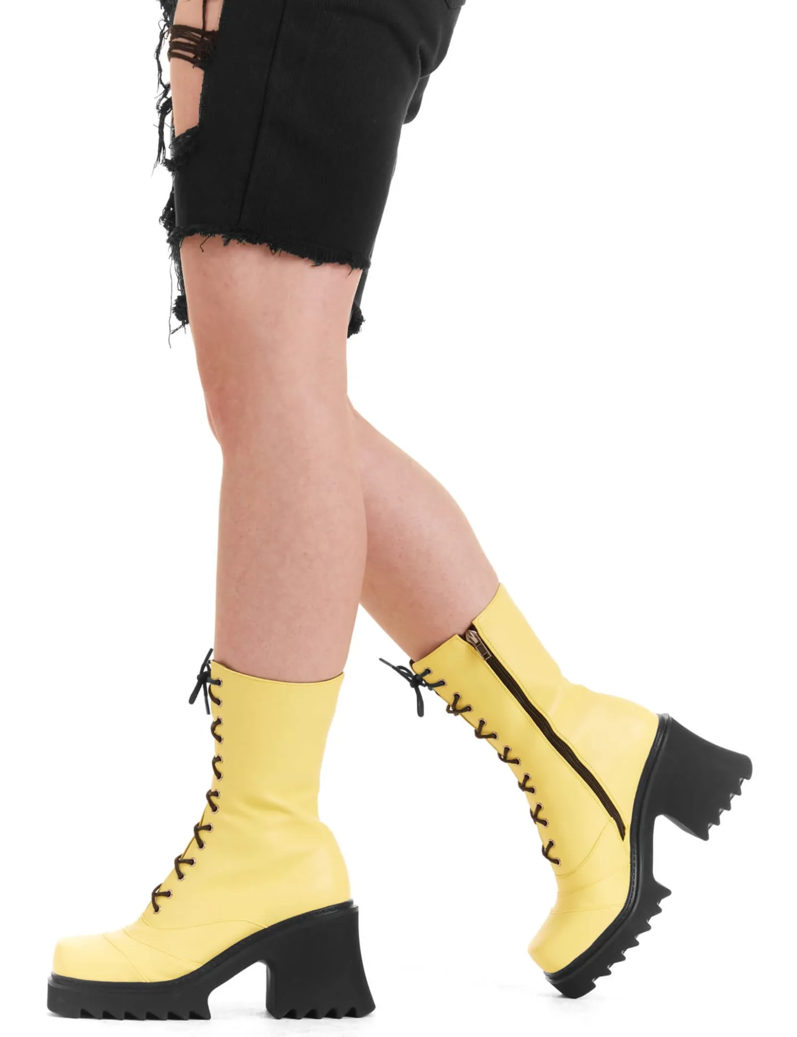 lamodawebsite On A Buzz Chunky Platform Ankle Boots< Knochel