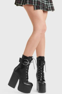 lamodawebsite One Shot Platform Ankle Boots< Knochel