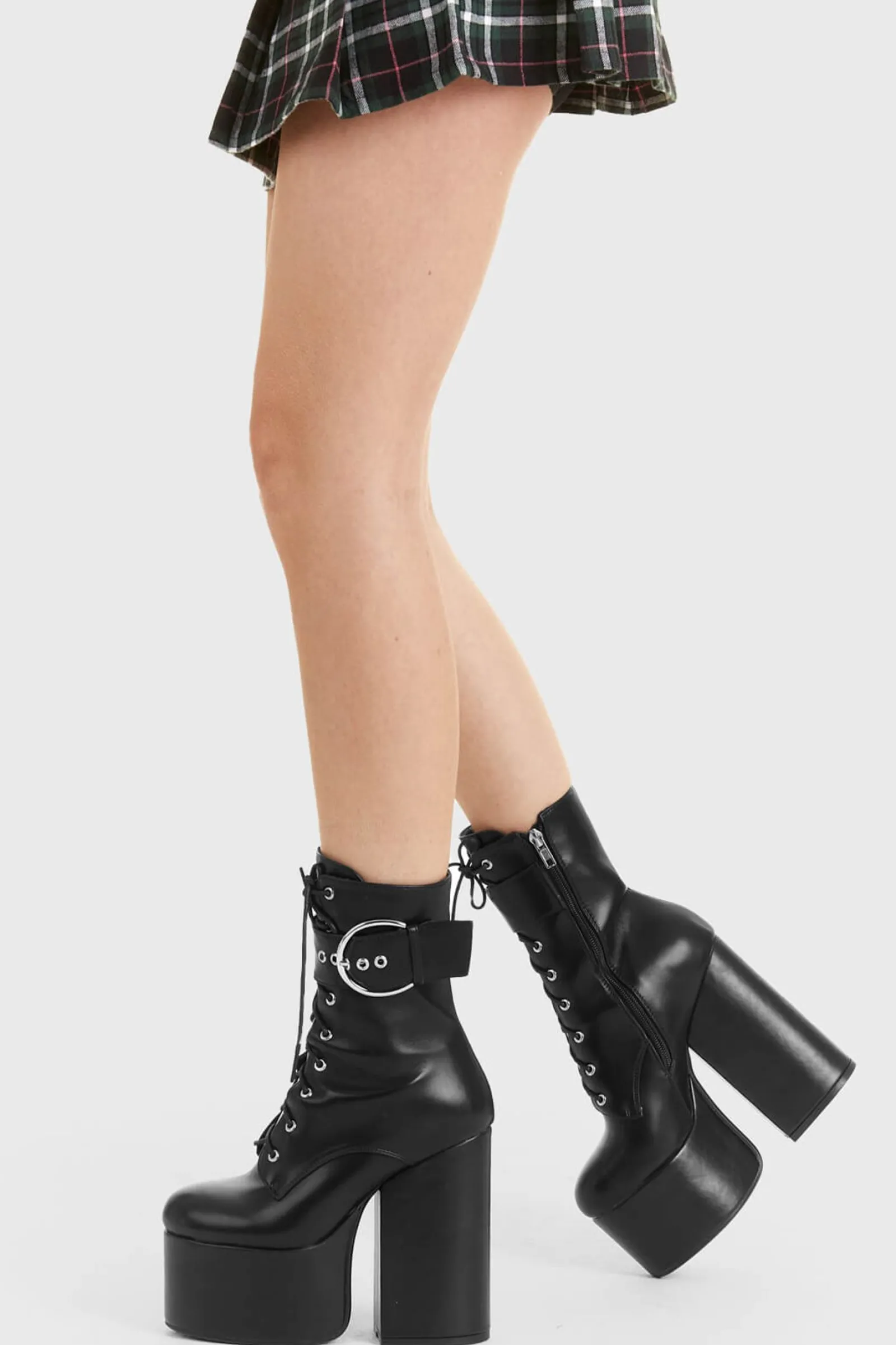 lamodawebsite One Shot Platform Ankle Boots< Knochel