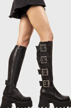 lamodawebsite Orion'S Belt Chunky Platform Knee High Boots< Kniehoch