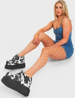 LAMODA Party Animal Chunky Platform Creeper Shoes< Plattform