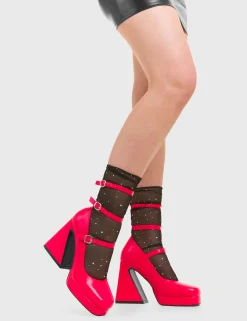 LAMODA Patchboard Platform Heels< Plattform