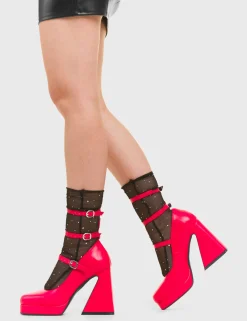 LAMODA Patchboard Platform Heels< Plattform
