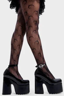 lamodawebsite Power Trip Chunky Platform Heels< Plattform