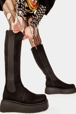 lamodawebsite Powerful Chunky Knee High Boots< Kniehoch