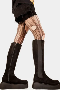 lamodawebsite Powerful Chunky Knee High Boots< Kniehoch