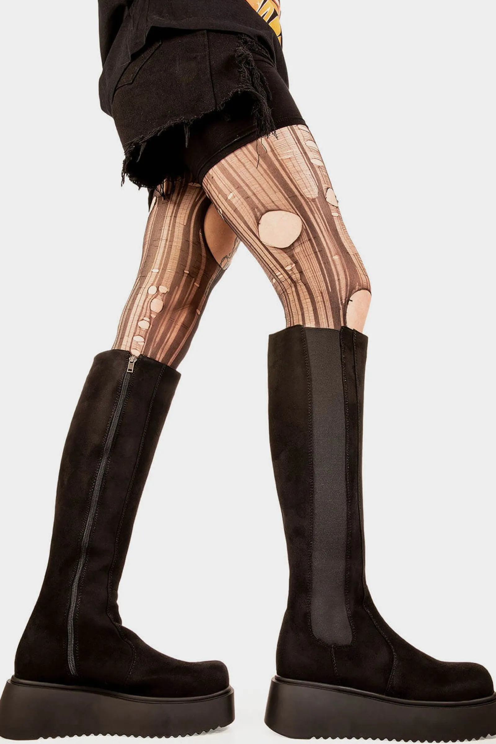 lamodawebsite Powerful Chunky Knee High Boots< Kniehoch