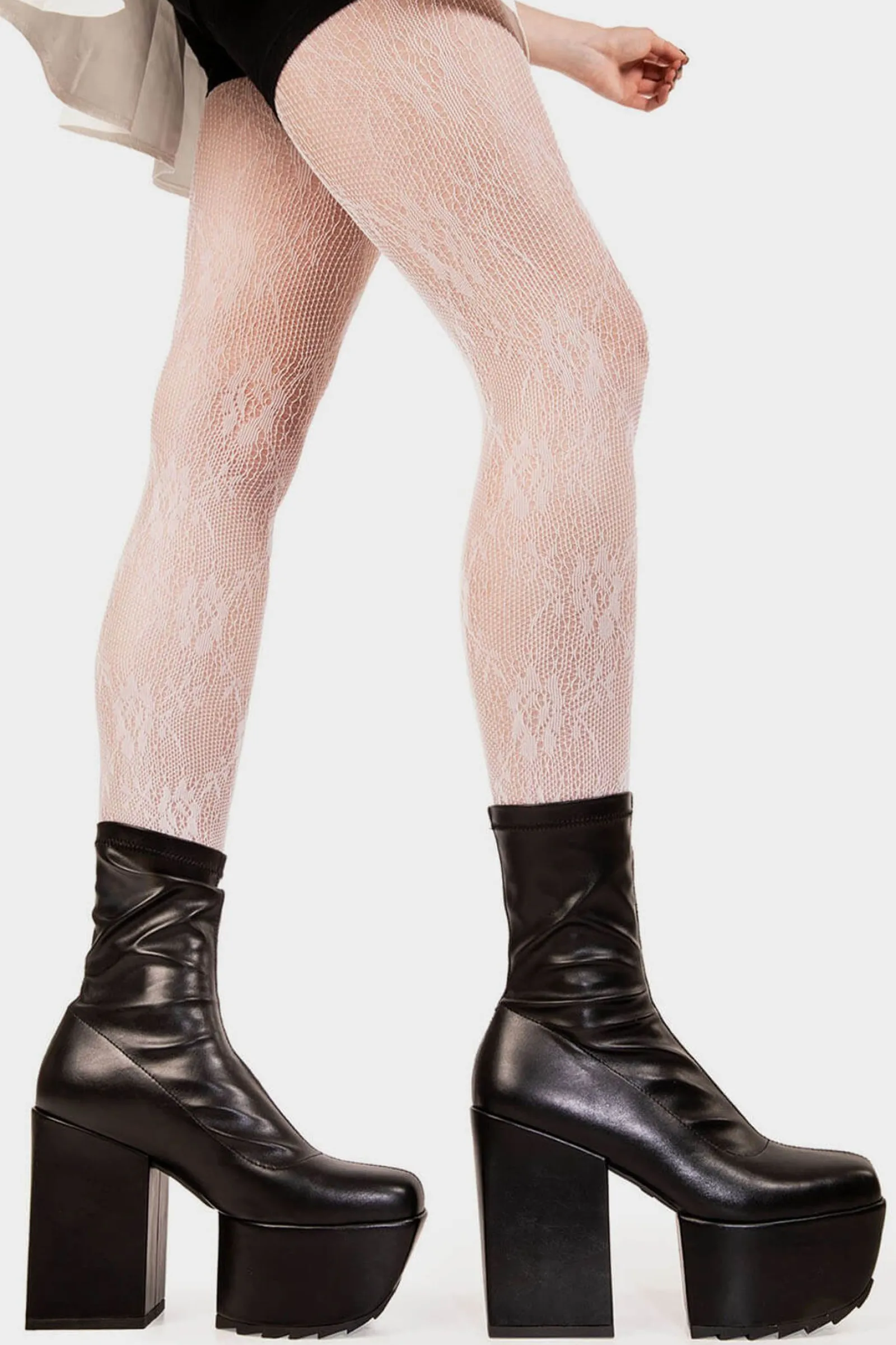lamodawebsite Pretty Please Platform Ankle Boots< Knochel