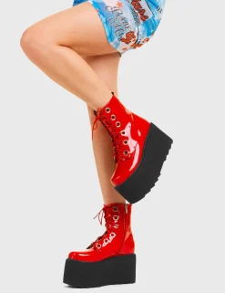 lamodawebsite Renegade Chunky Platform Ankle Boots< Knochel