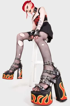lamodawebsite Revin' Platform Sandals< Plattform