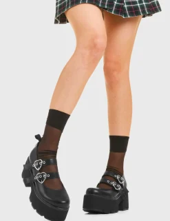 LAMODA Ring Me Chunky Mary Jane Shoes< Mary Janes