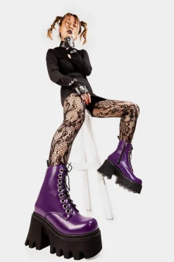 LAMODA Run To You Chunky Platform Ankle Boots< Knochel