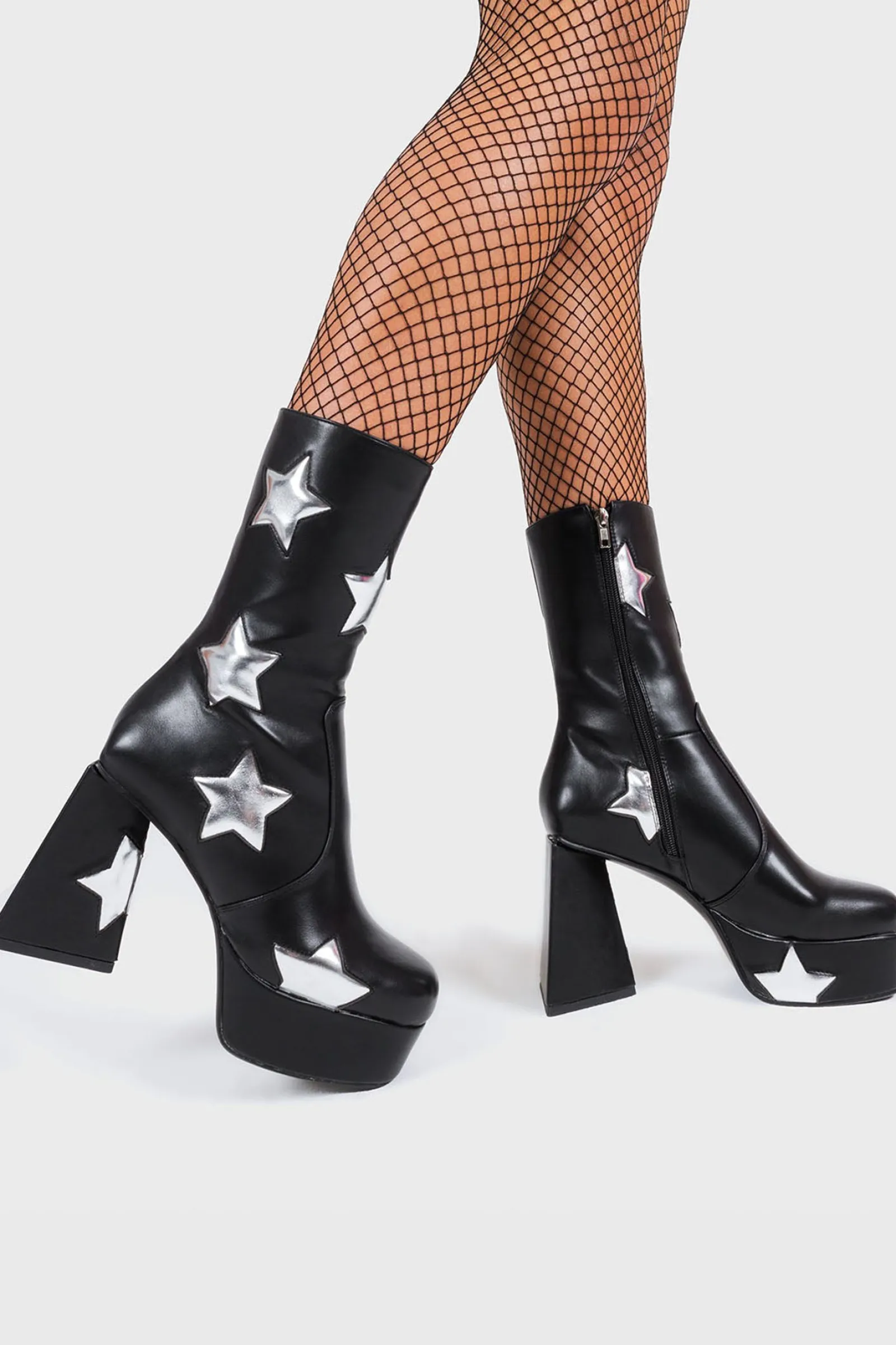 lamodawebsite Seeking Stars Platform Ankle Boots< Knochel