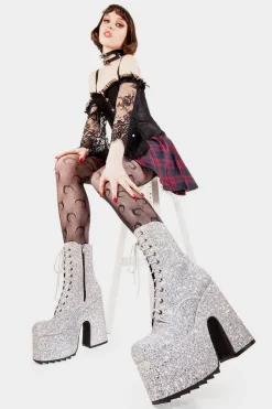 lamodawebsite Spotlight Chunky Platform Ankle Boots< Knochel