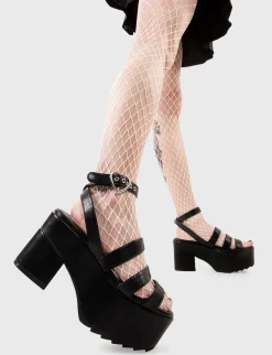 LAMODA Step It Up Chunky Platform Sandals< Plattform