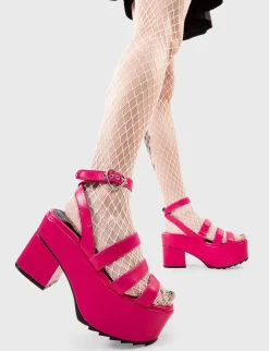 LAMODA Step It Up Chunky Platform Sandals< Plattform