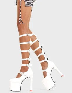 LAMODA Still Reigning Platform Knee High Boots< Kniehoch