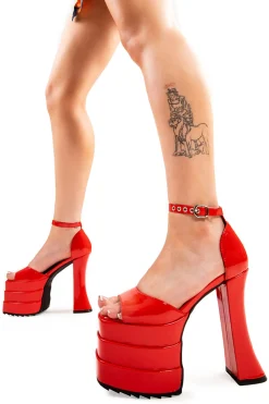 lamodawebsite Strike Again Platform Sandals< Plattform