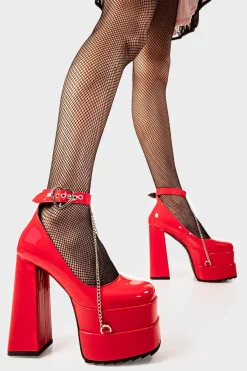 lamodawebsite Sweetheart Platform Heels< Plattform
