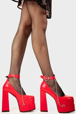 lamodawebsite Sweetheart Platform Heels< Plattform