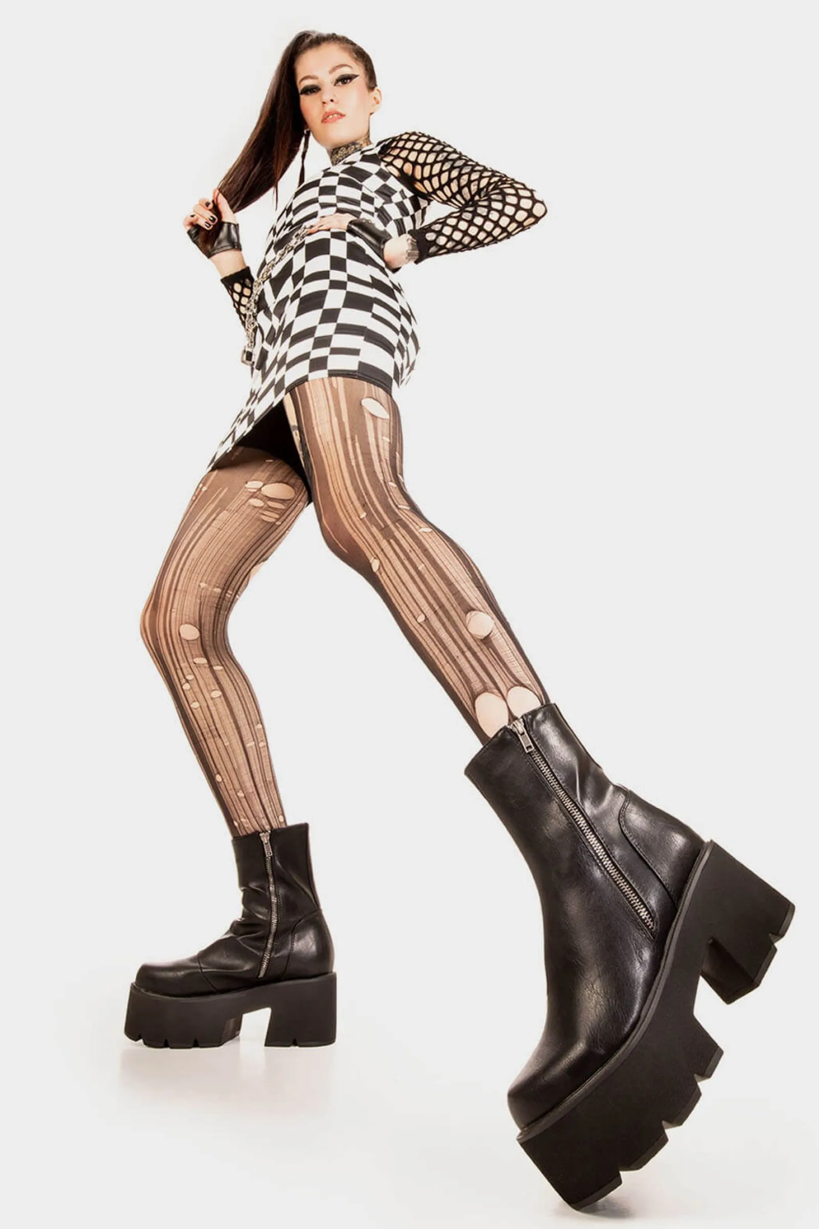 lamodawebsite Tell Me Lies Chunky Platform Boots< Chunky