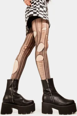 lamodawebsite Tell Me Lies Chunky Platform Boots< Chunky