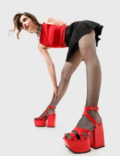 LAMODA Tinted Windows Platform Sandals< Plattform