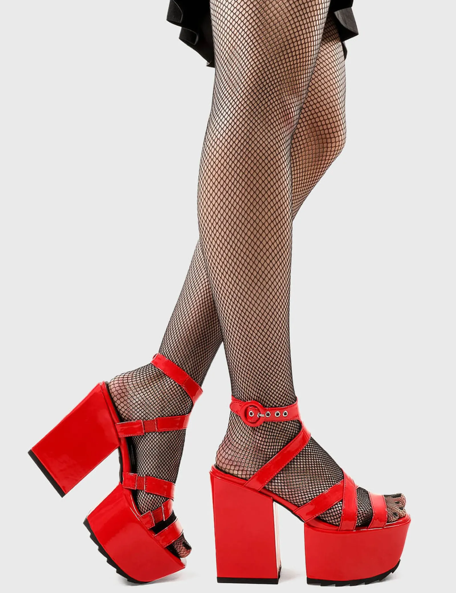 LAMODA Tinted Windows Platform Sandals< Plattform