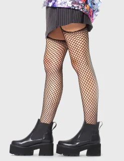 lamodawebsite Tough Love Chunky Platform Ankle Boots< Knochel