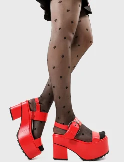 LAMODA Trapped In The Sun Chunky Platform Sandals< Plattform