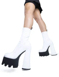 lamodawebsite Troublemaker Platform Ankle Boots< Knochel