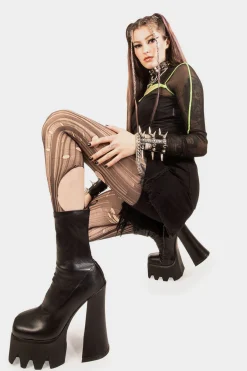 lamodawebsite Troublemaker Platform Ankle Boots< Knochel