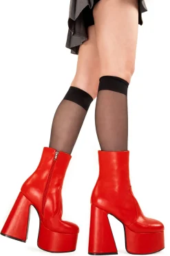 lamodawebsite Under Cover Platform Ankle Boots< Knochel