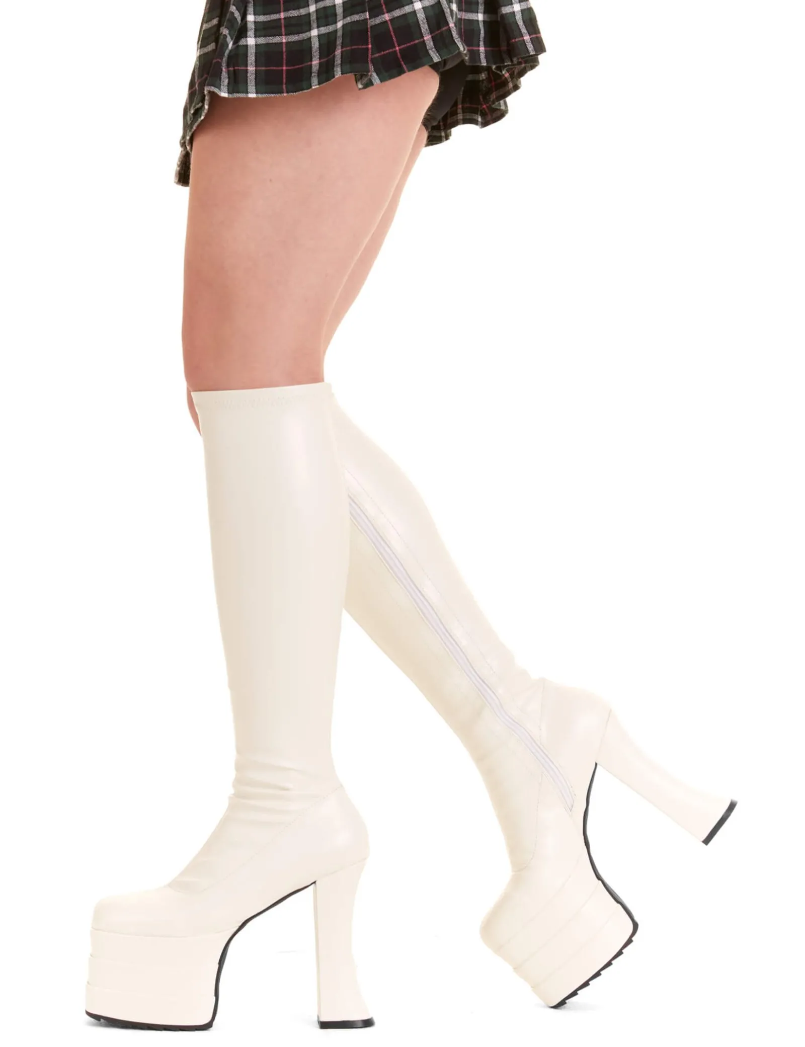 lamodawebsite Unfaithful Promises Platform Knee High Boots< Kniehoch