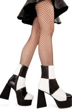 lamodawebsite Wait A Minute Platform Ankle Boots< Knochel