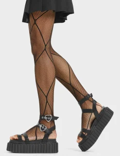LAMODA Walkin' On Sunshine Chunky Platform Creeper Sandals< Plattform