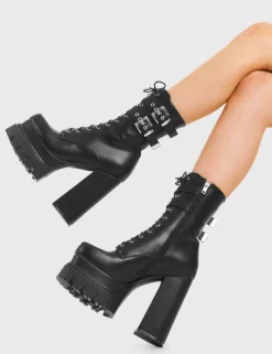 lamodawebsite Wannabe Platform Ankle Boots< Knochel