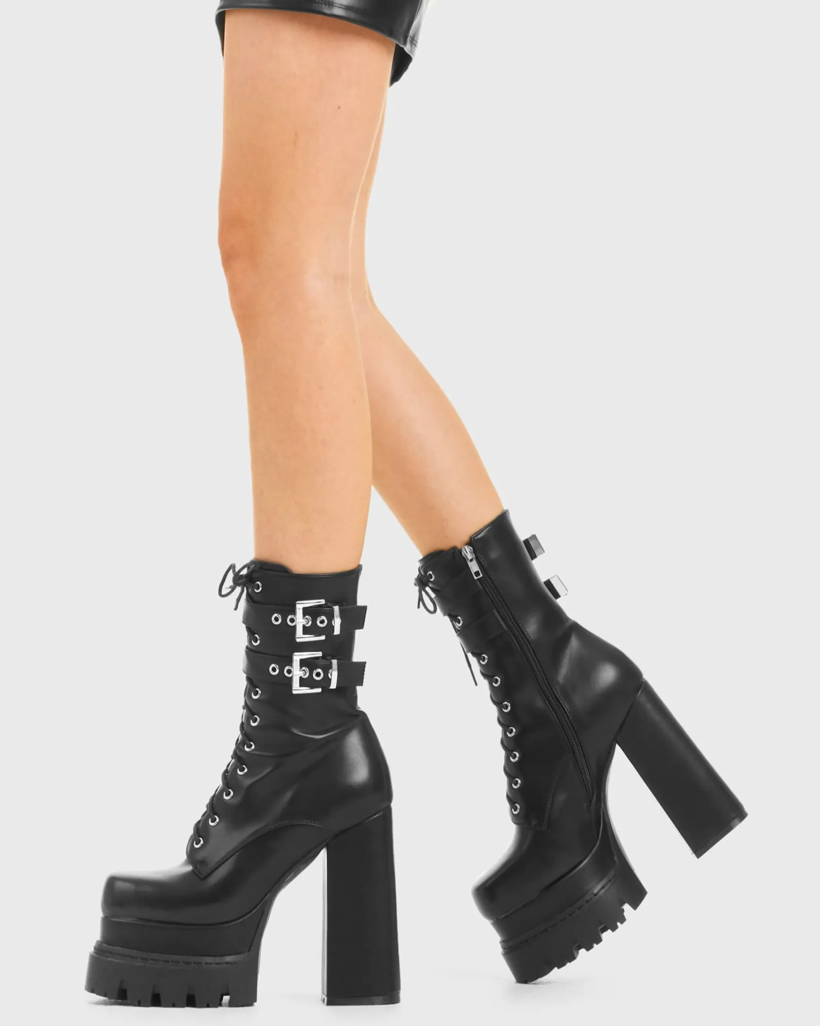 lamodawebsite Wannabe Platform Ankle Boots< Knochel