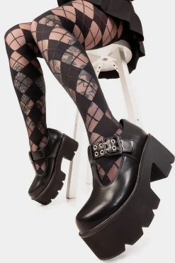 lamodawebsite Watch Me Chunky Mary Jane Shoes< Mary Janes