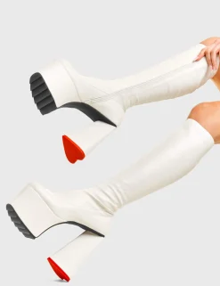 lamodawebsite Wild Child Platform Knee High Boots< Kniehoch