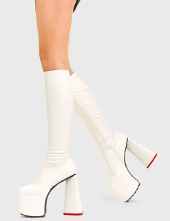 lamodawebsite Wild Child Platform Knee High Boots< Kniehoch
